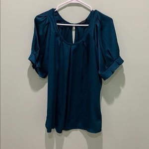 Express teal top